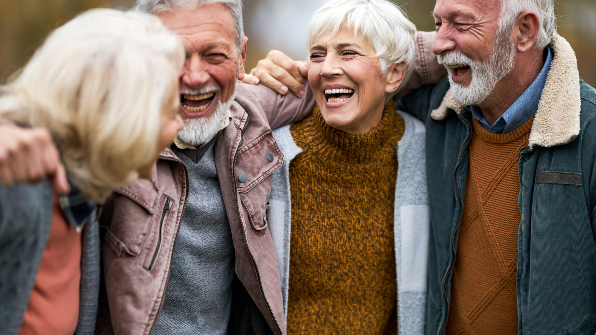 IdosIdosos a conviver e a desfrutar de um dia ao ar livre